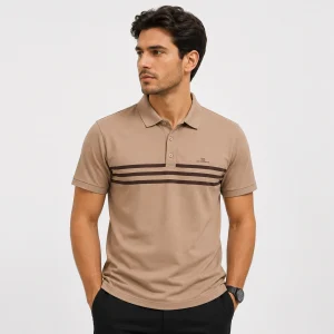 Classic Stripe Polo Shirt